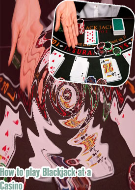 Blackjack casino game